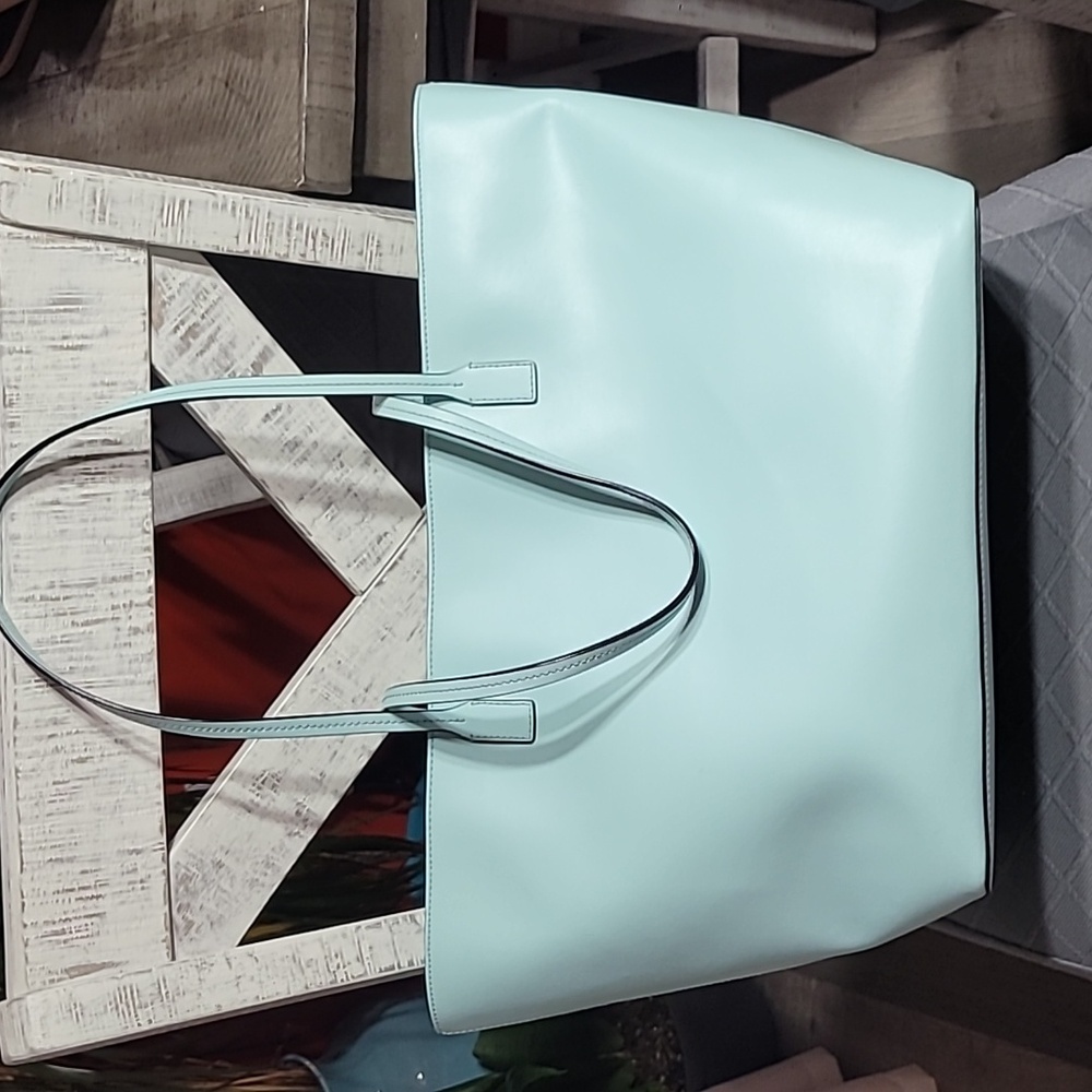 Kate Spade Large Margareta Sawyer Street Tote Baby Blue - Picture 6 of 11